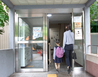 공동현관 자동출입